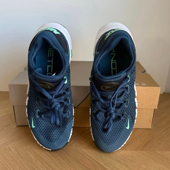 Nike Free Metcon 4 ‘Valerian Blue /White’ Women Running Sneakers - SZ 7 - Picture 5 of 14